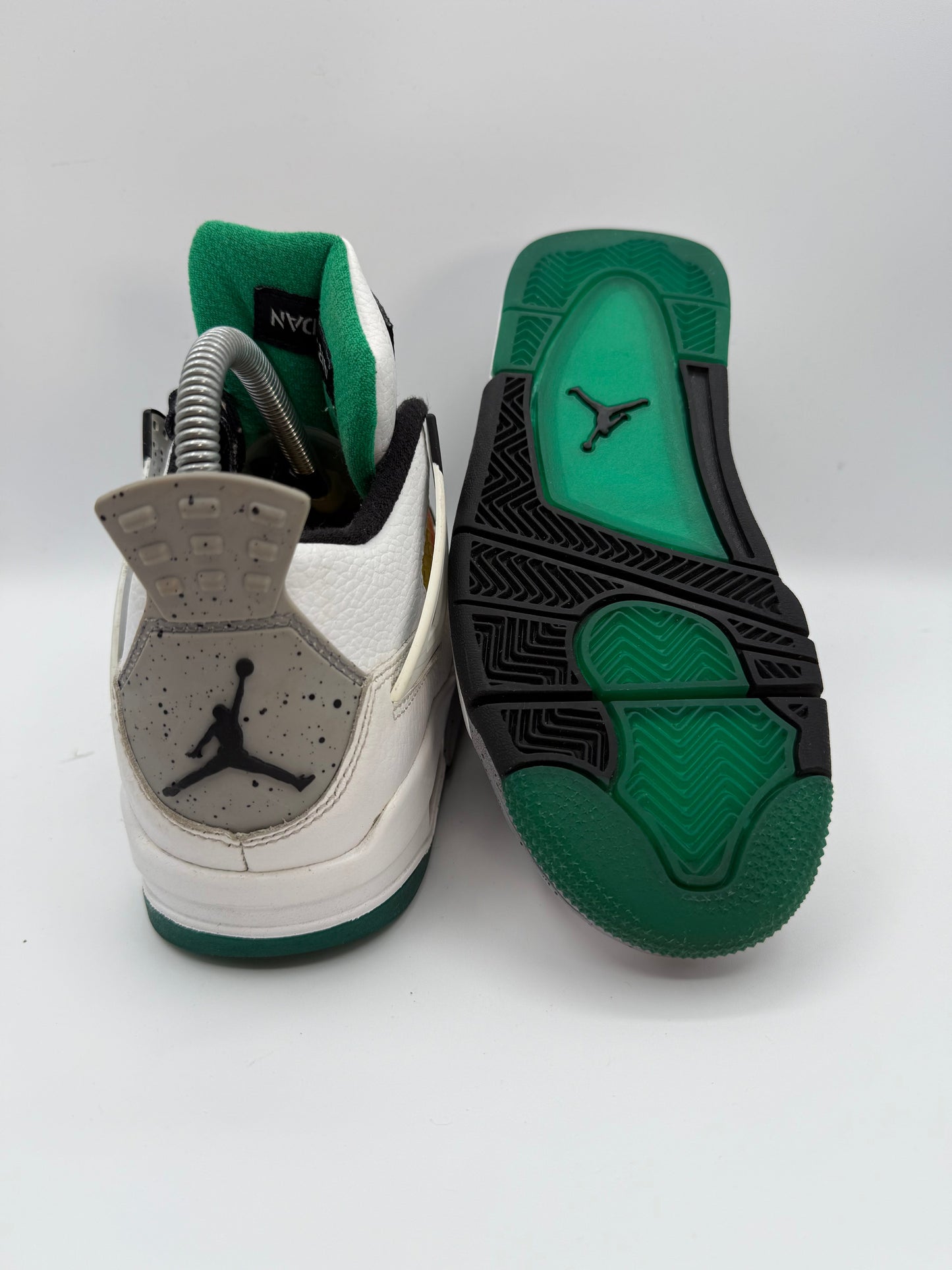 Jordan 4 Retro Lucid Green Rasta UK 3.5 - RecycledStreetwear