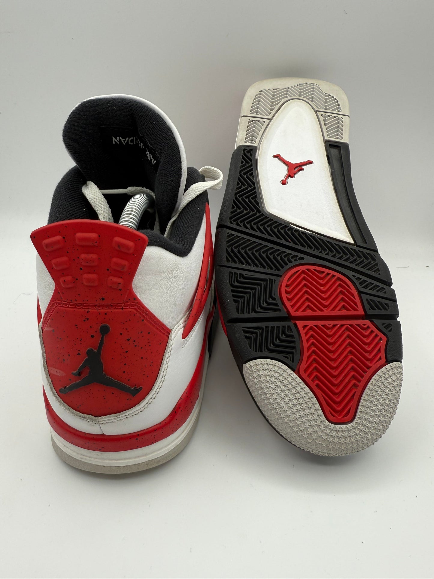 L1616 Jordan 4 Retro Red Cement UK 7.5 - RecycledStreetwear