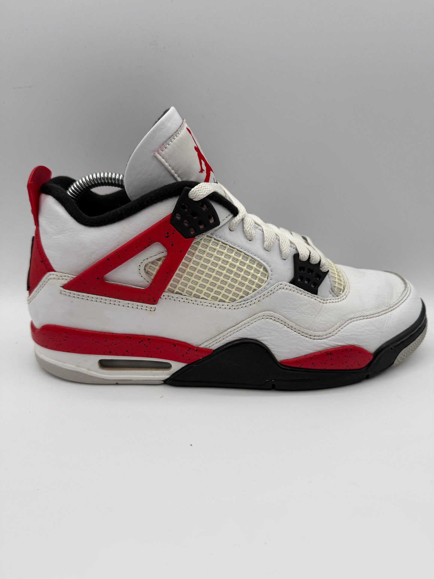 L1617 Jordan 4 Retro Red Cement UK 9.5 - RecycledStreetwear