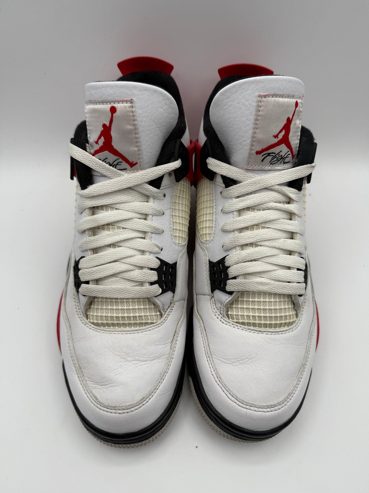 L1617 Jordan 4 Retro Red Cement UK 9.5 - RecycledStreetwear
