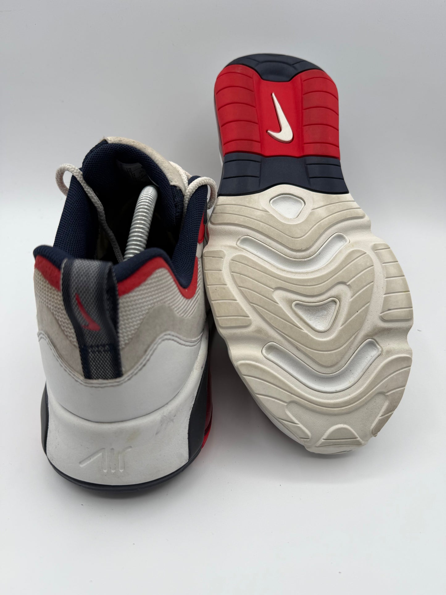 L1735 Nike Air Max 200 White Red Obsidian UK 9 - RecycledStreetwear