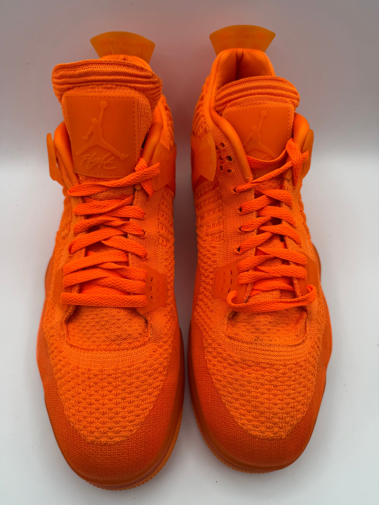 L1965 Jordan 4 Retro Flyknit Orange UK 12 - RecycledStreetwear