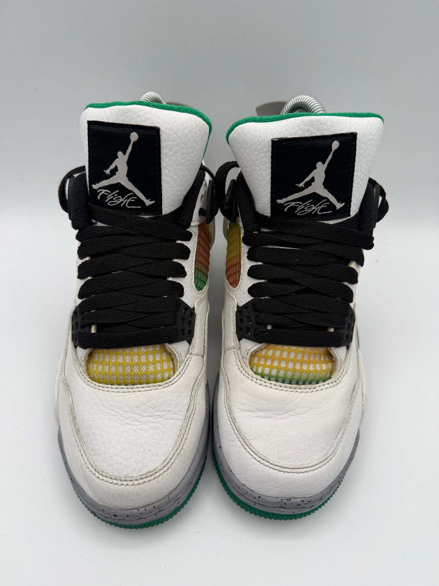 L2003 Jordan 4 Retro Lucid Green Rasta (Women's) UK 3.5 - RecycledStreetwear