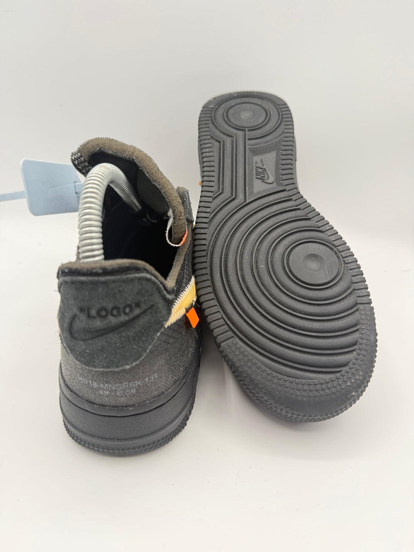 L2030 Nike Air Force 1 Low Off - White Black White UK 4.5 - RecycledStreetwear