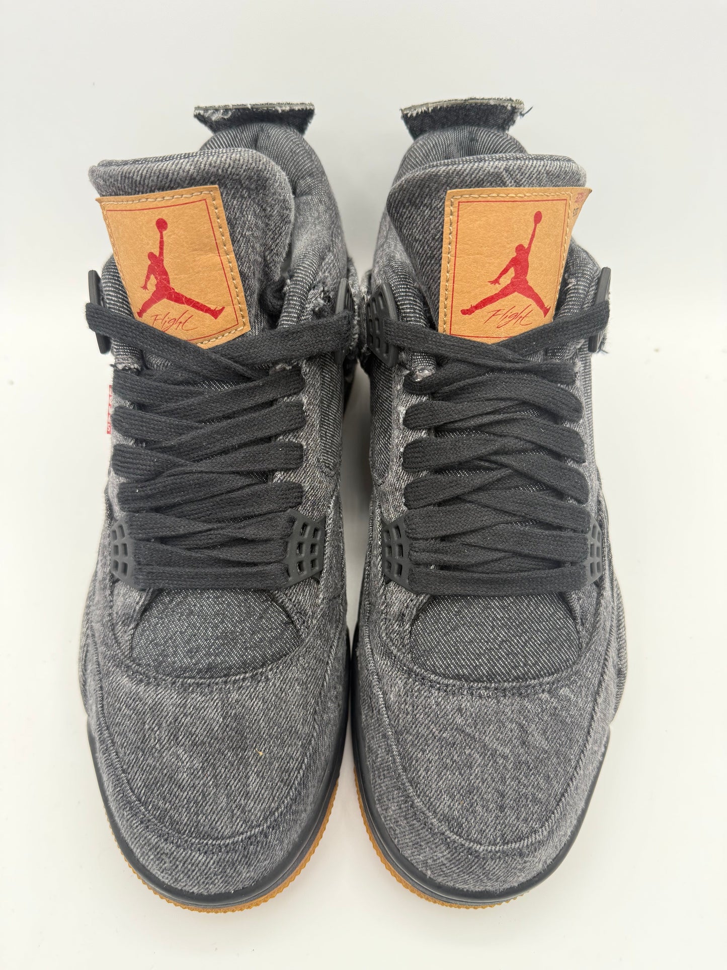 L2098 Jordan 4 Retro Levi's Black UK 9.5 - RecycledStreetwear