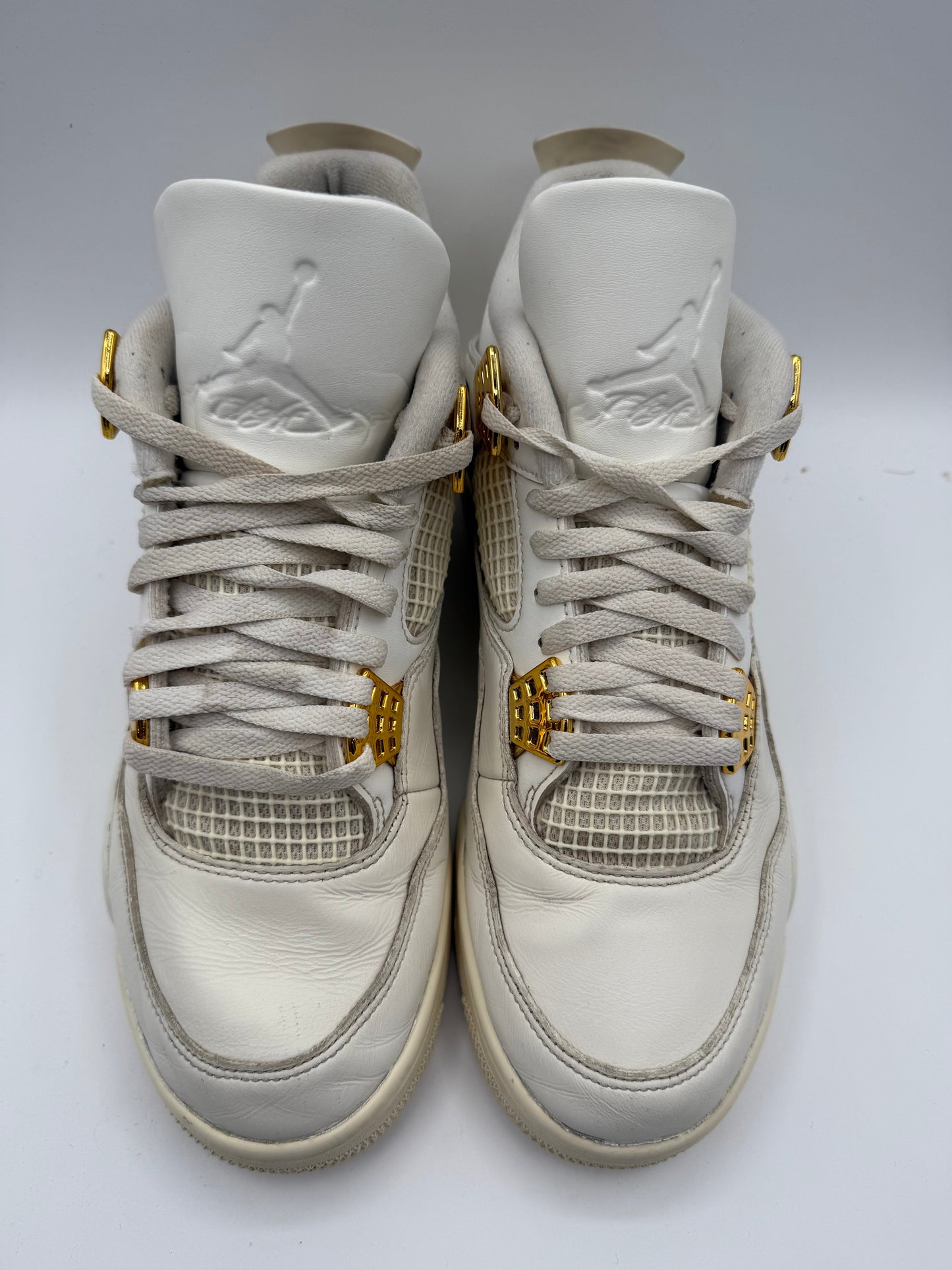L2104 Jordan 4 Retro Metallic Gold UK 9.5 - RecycledStreetwear