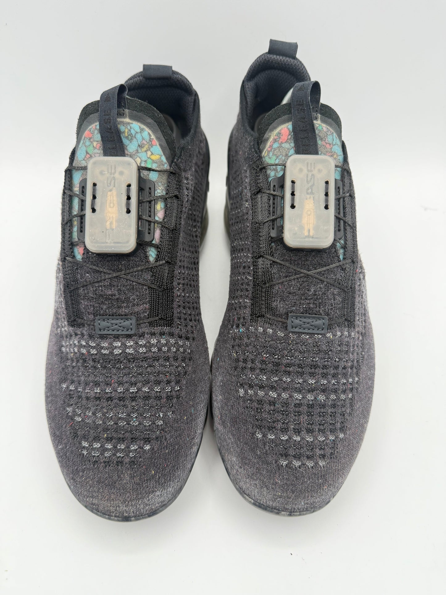 L2126 Nike Air VaporMax 2020 Flyknit Black Dark Grey UK 7.5 - RecycledStreetwear