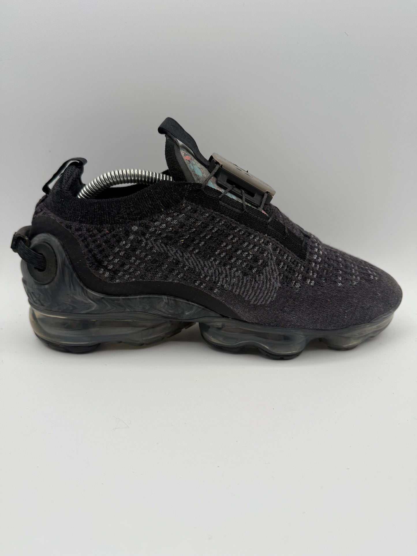 L2126 Nike Air VaporMax 2020 Flyknit Black Dark Grey UK 7.5 - RecycledStreetwear