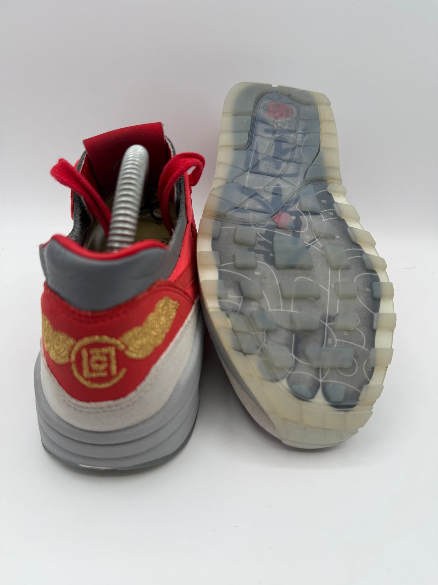 L2184 Nike Air Max 1 CLOT Kiss of Death Solar Red UK 5.5 - RecycledStreetwear