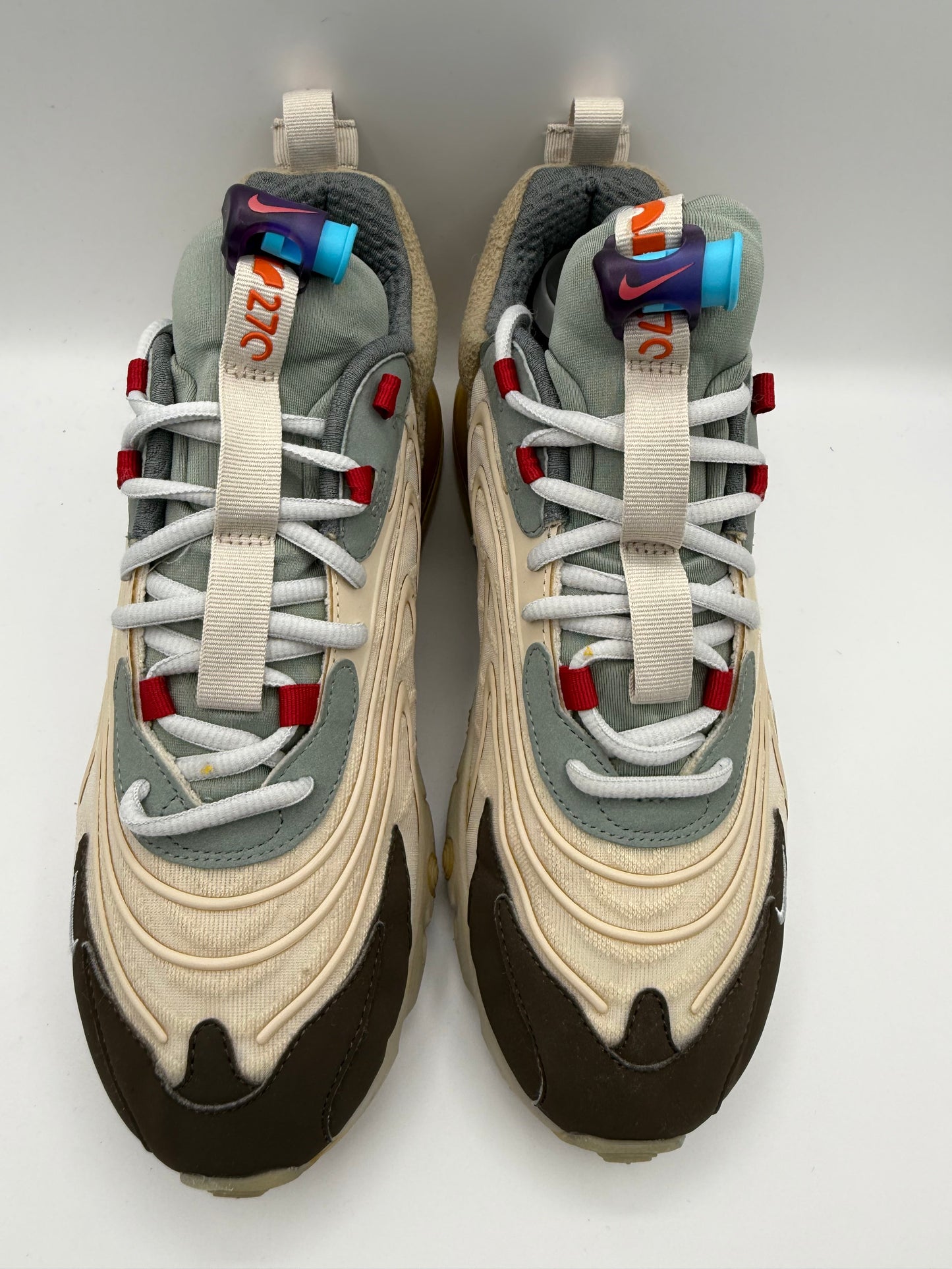 L2205 Nike Air Max 270 React ENG Travis Scott Cactus Trails UK 8.5 - RecycledStreetwear