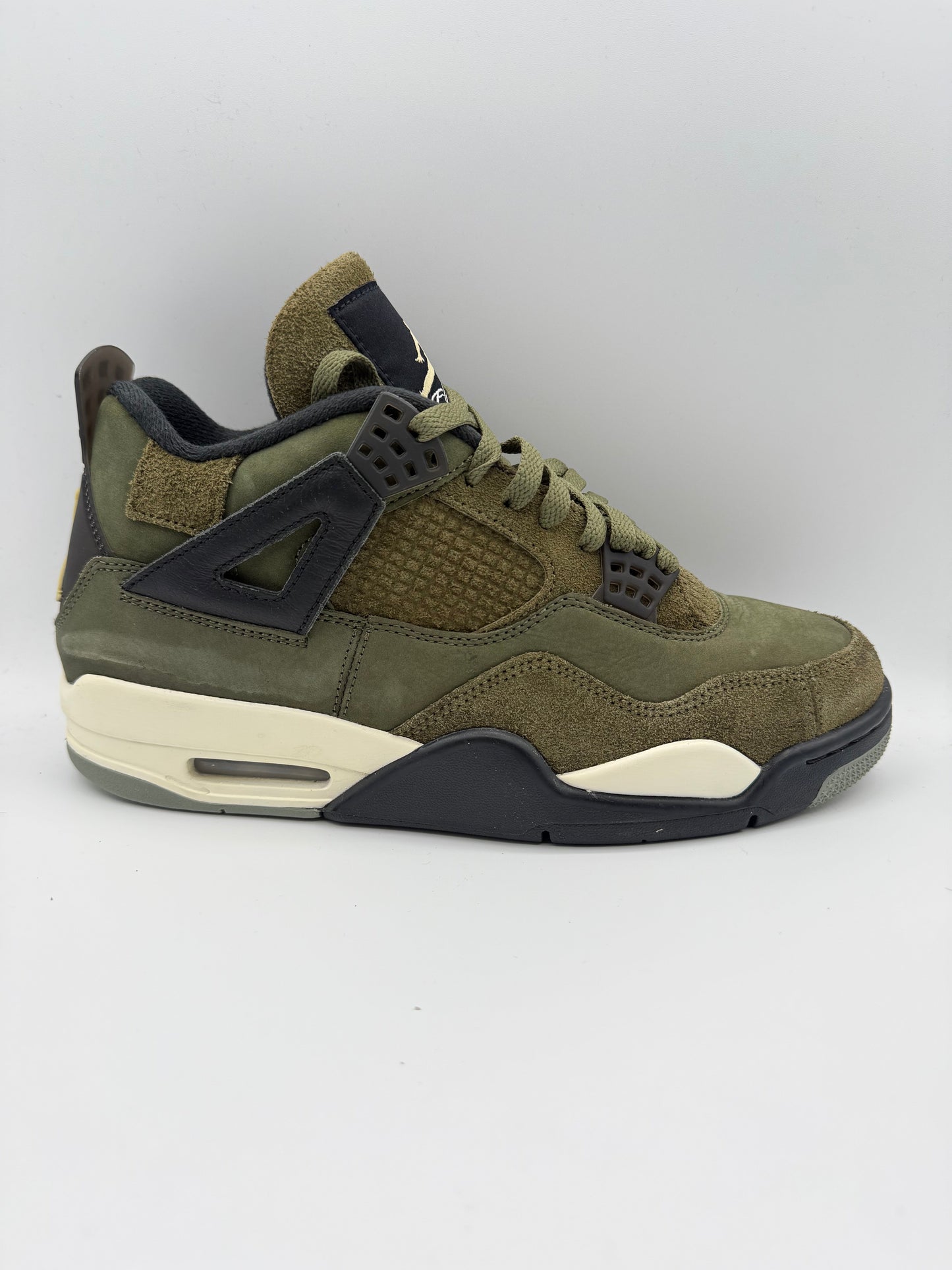 L2256 Jordan 4 Retro SE Craft Medium Olive UK 8.5 - RecycledStreetwear