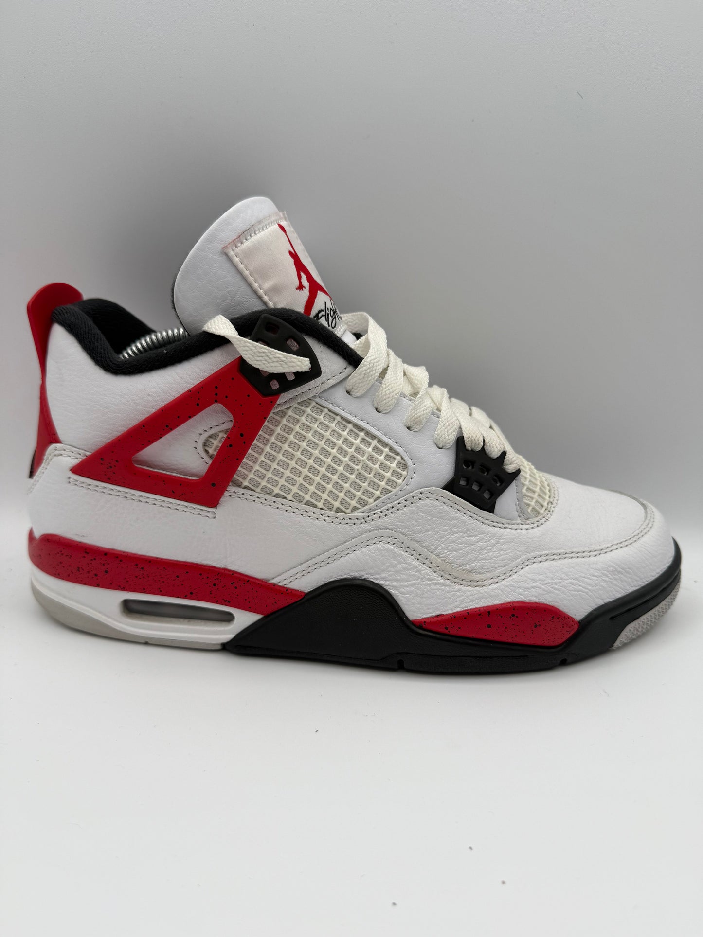 L2283 Jordan 4 Retro Red Cement UK 7.5 - RecycledStreetwear