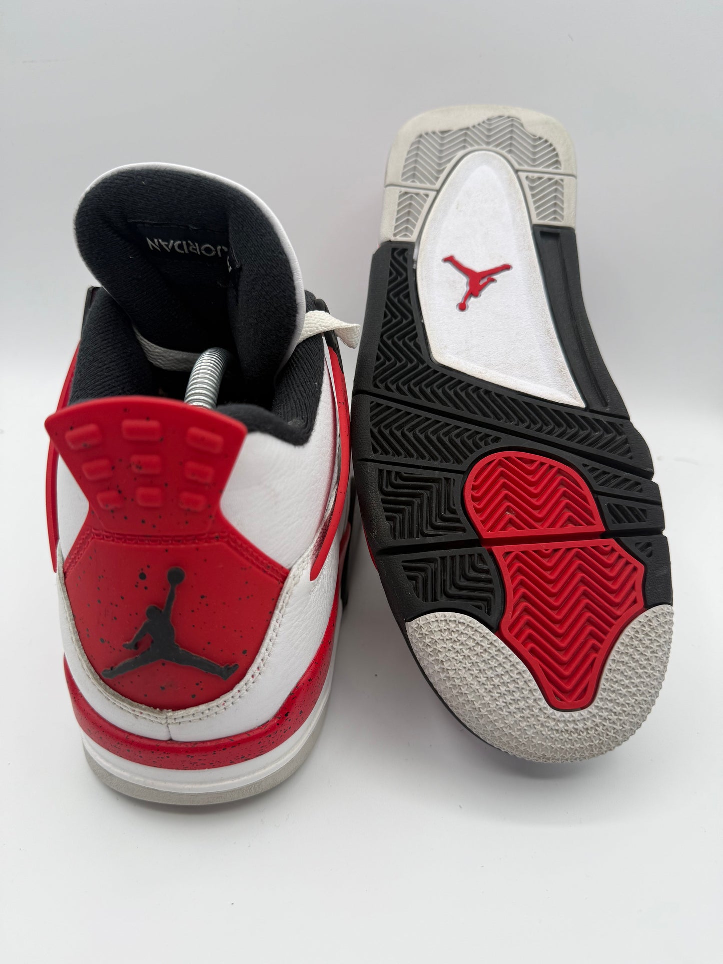 L2283 Jordan 4 Retro Red Cement UK 7.5 - RecycledStreetwear