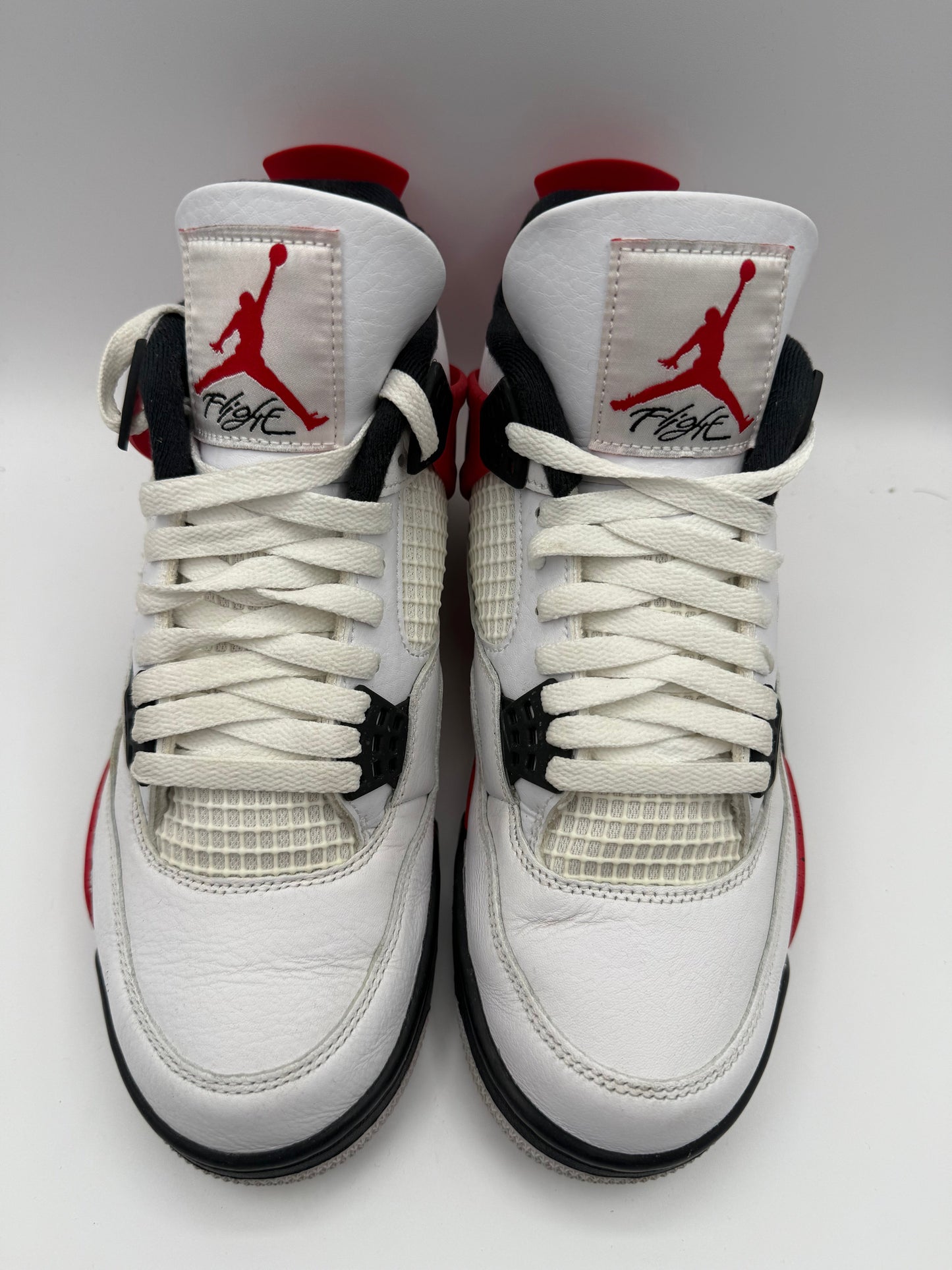 L2283 Jordan 4 Retro Red Cement UK 7.5 - RecycledStreetwear
