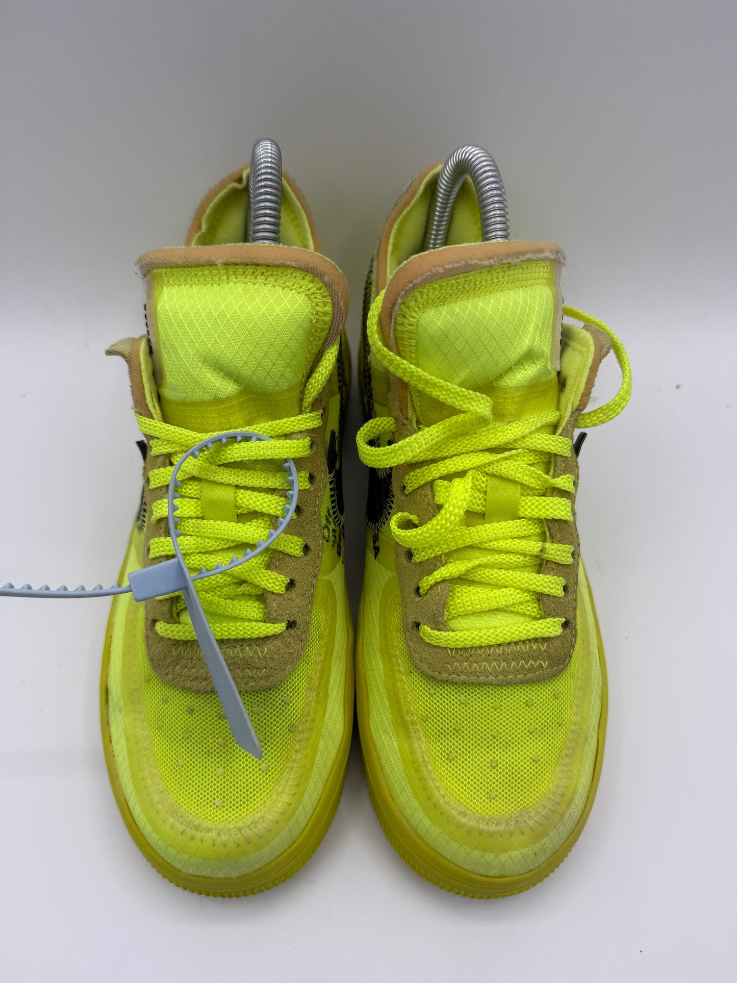 L2357 Nike Air Force 1 Low Off - White Volt UK 3.5 - RecycledStreetwear