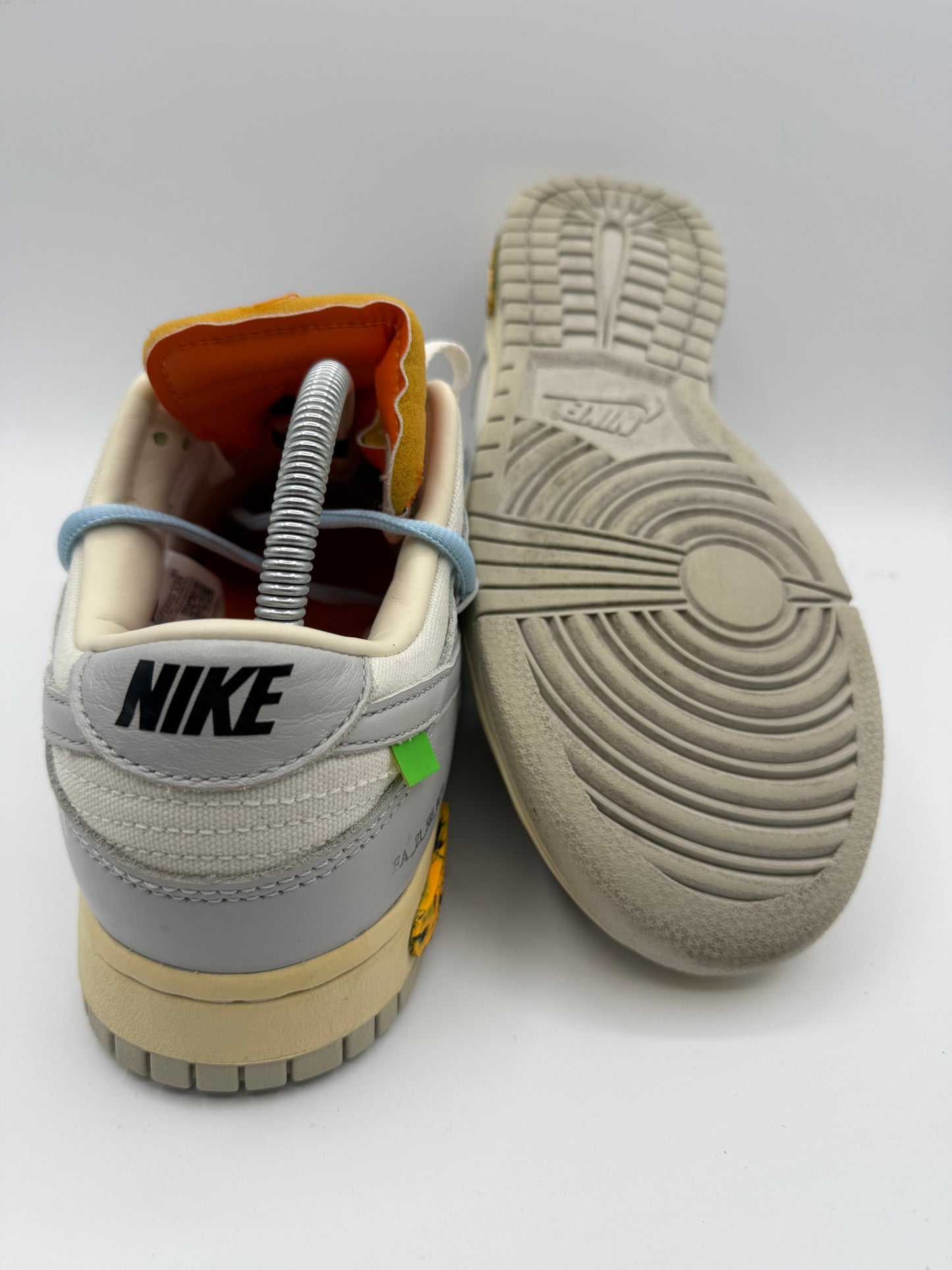 L2480 Nike Dunk Low Off - White Lot 43 UK 8 - RecycledStreetwear