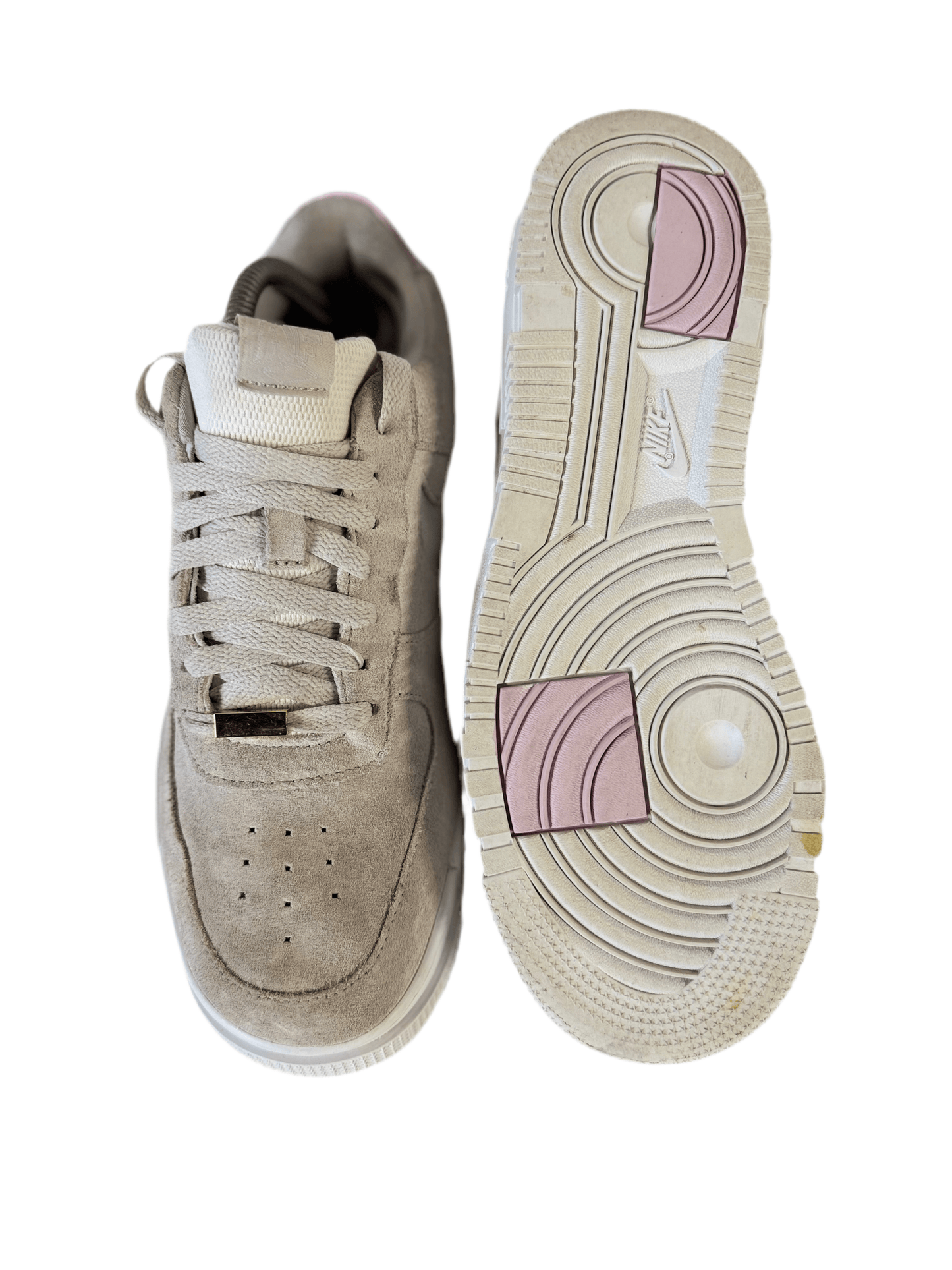 Nike Air Force 1 Pixel 'Light Bone Regal Pink' UK 7 - RecycledStreetwear