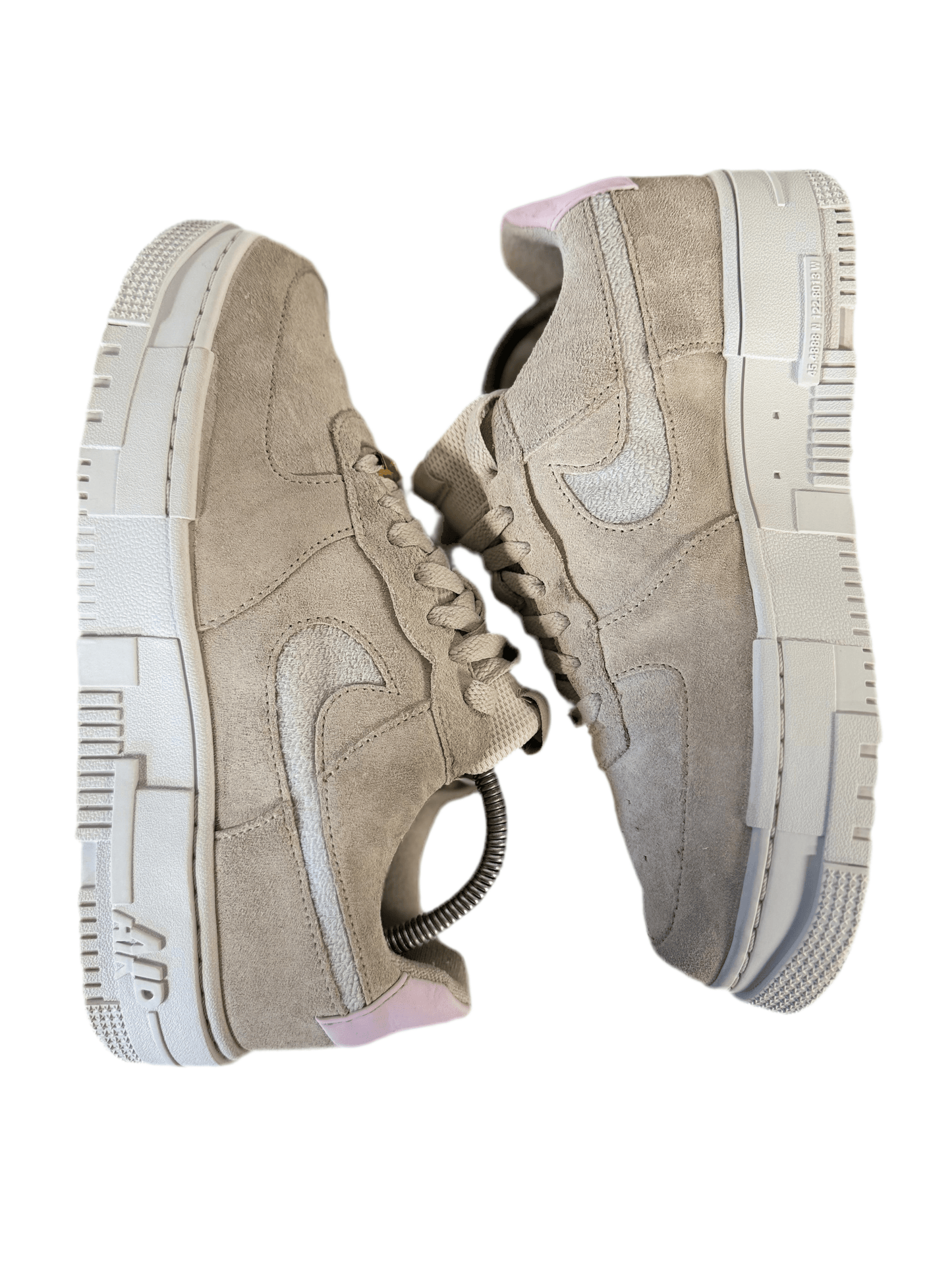 Nike Air Force 1 Pixel 'Light Bone Regal Pink' UK 7 - RecycledStreetwear