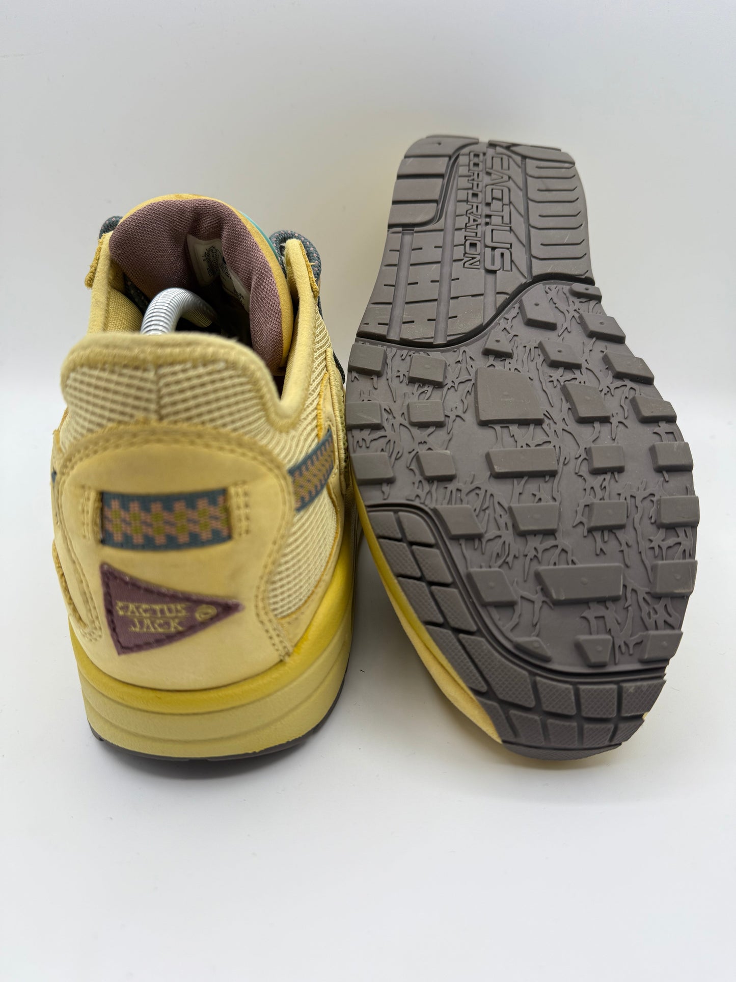 Nike Air Max 1 Travis Scott Cactus Jack Saturn Gold UK 9.5 - RecycledStreetwear