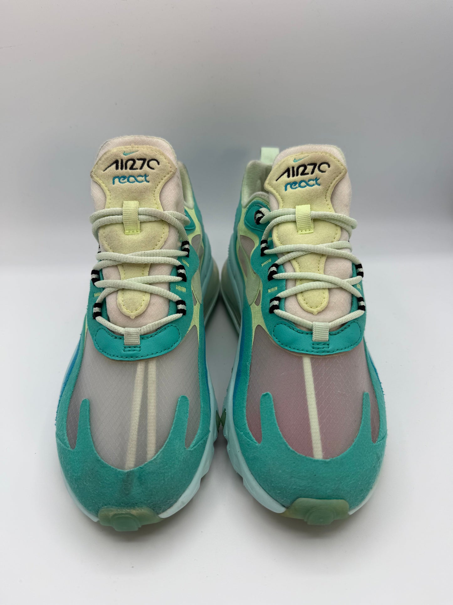 Nike Air Max 270 React Hyper Jade UK 6 - RecycledStreetwear