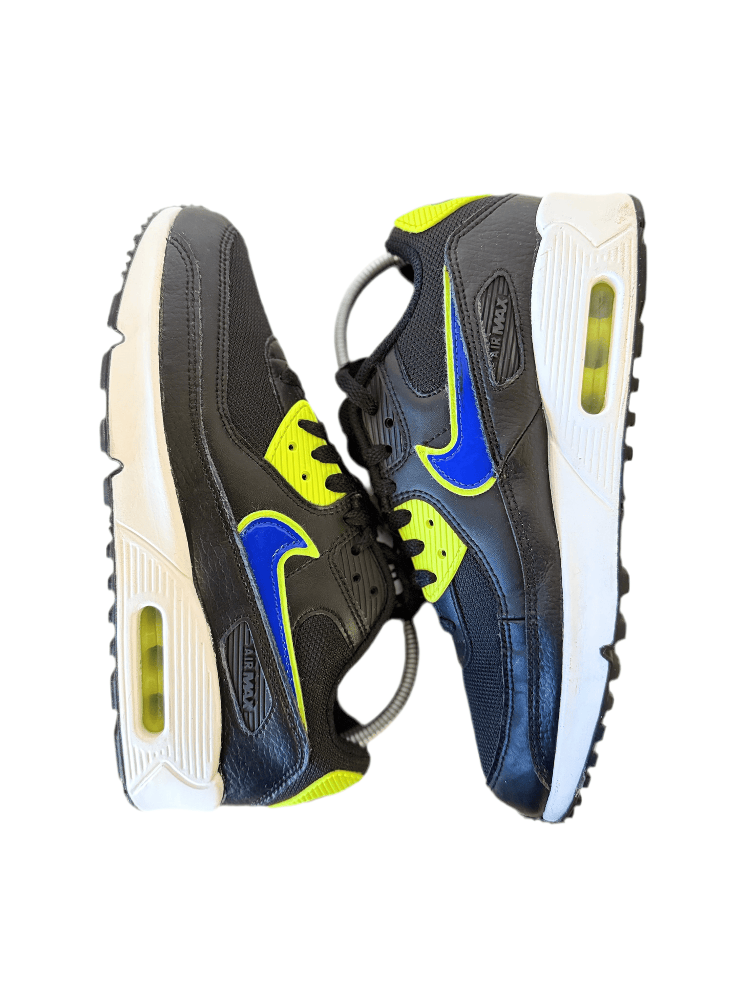 Nike Air Max 90 'Black Volt Racer Blue' uk 5.5 - RecycledStreetwear