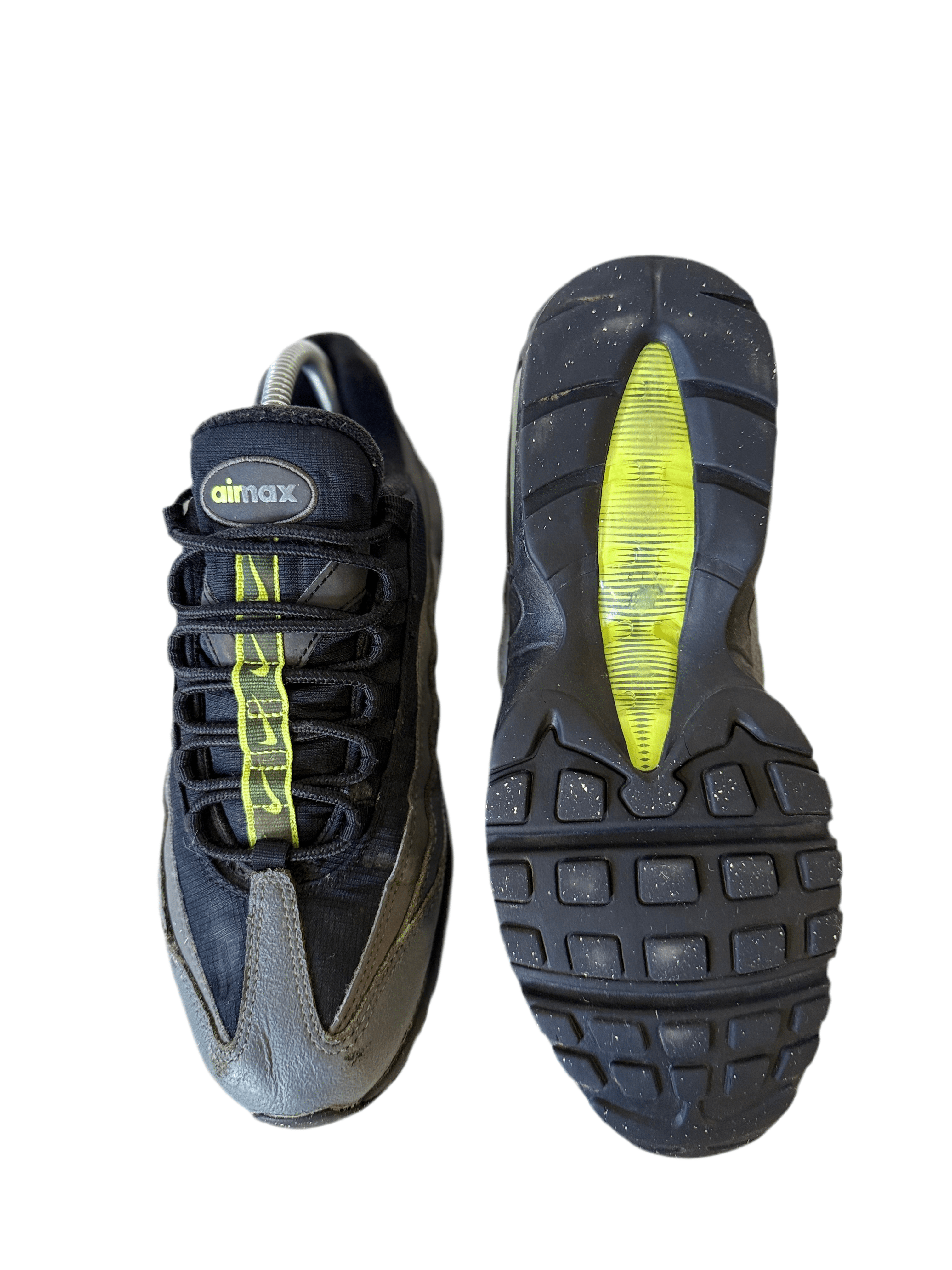 Nike Air Max 95 'Grey Black Volt' uk 7.5 - RecycledStreetwear