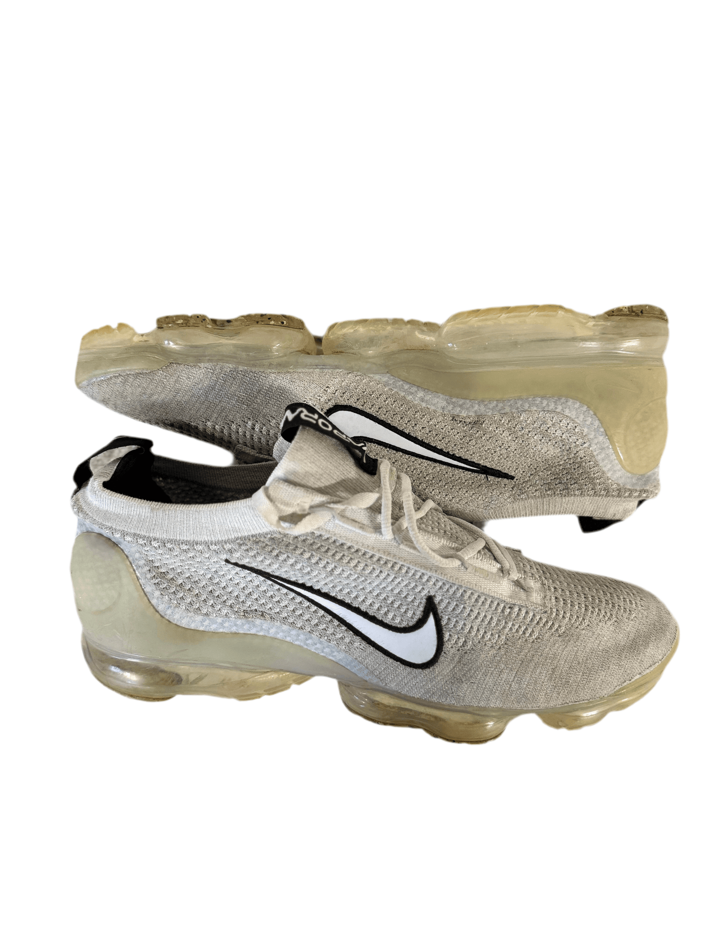 Nike Air VaporMax 2021 FK 'White Black Metallic Silver' uk 11 - RecycledStreetwear