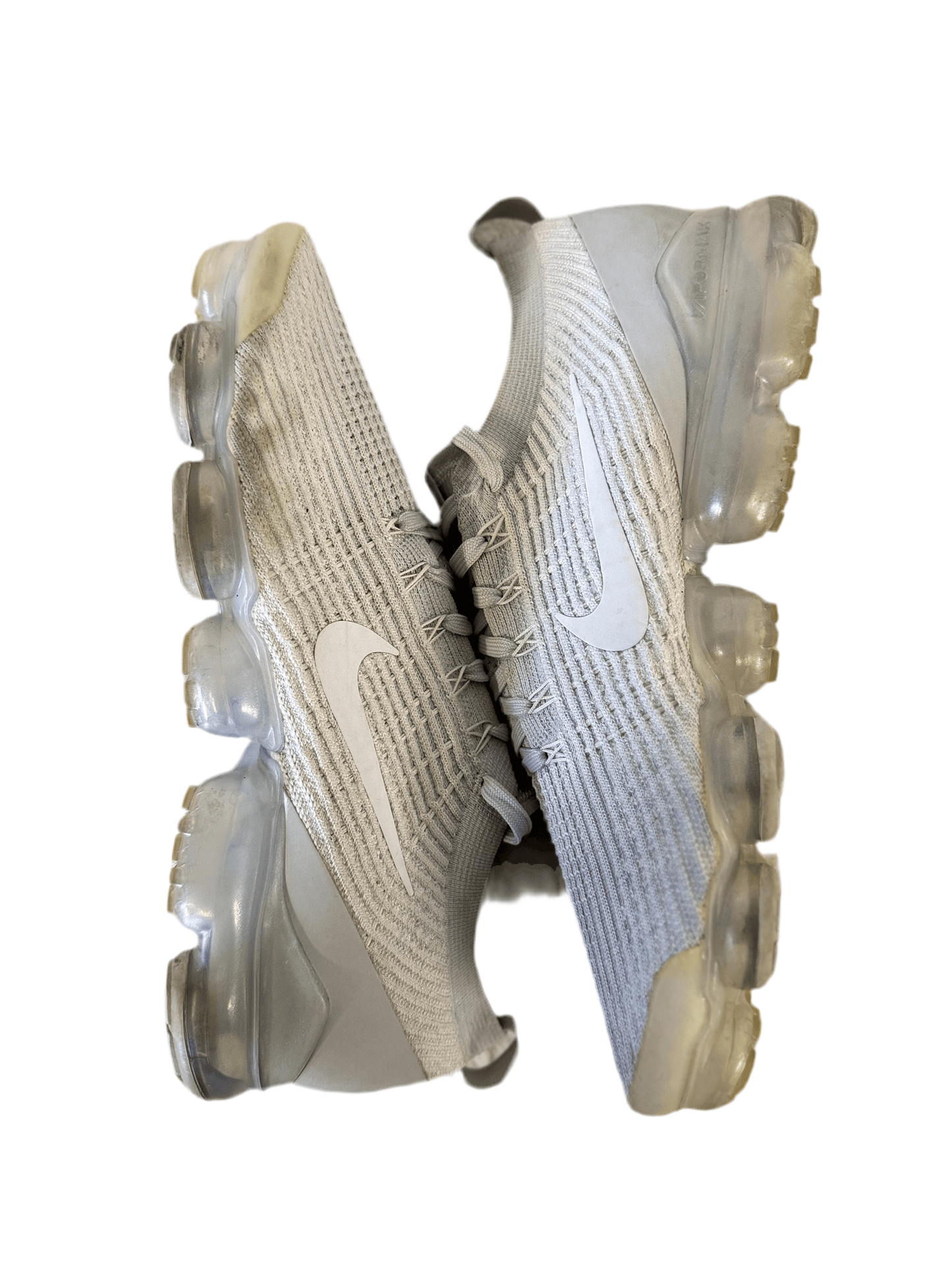 Nike Air VaporMax Flyknit 3 'White Pure Platinum' uk 11 - RecycledStreetwear
