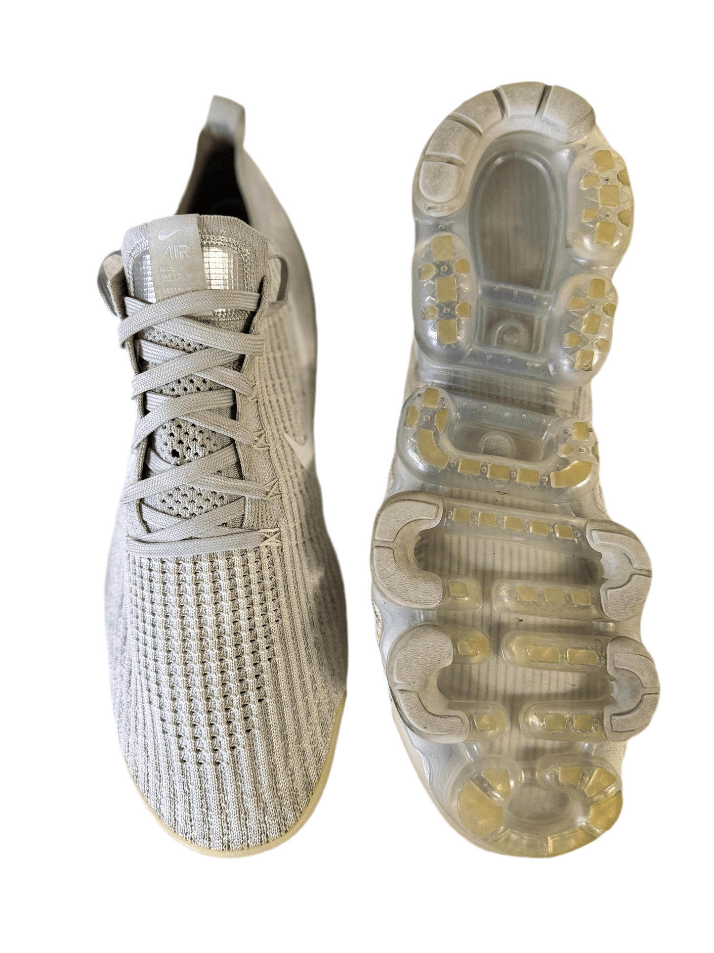 Nike Air VaporMax Flyknit 3 'White Pure Platinum' uk 11 - RecycledStreetwear