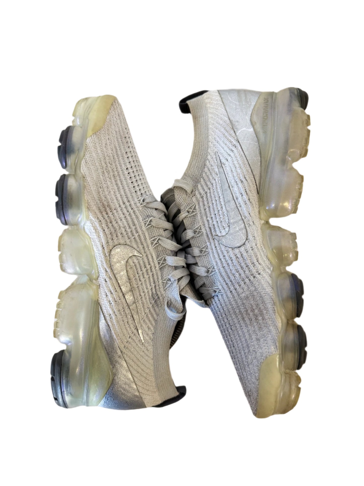 Nike Air VaporMax Flyknit 3 'White Reflective Silver' uk 9.5 - RecycledStreetwear