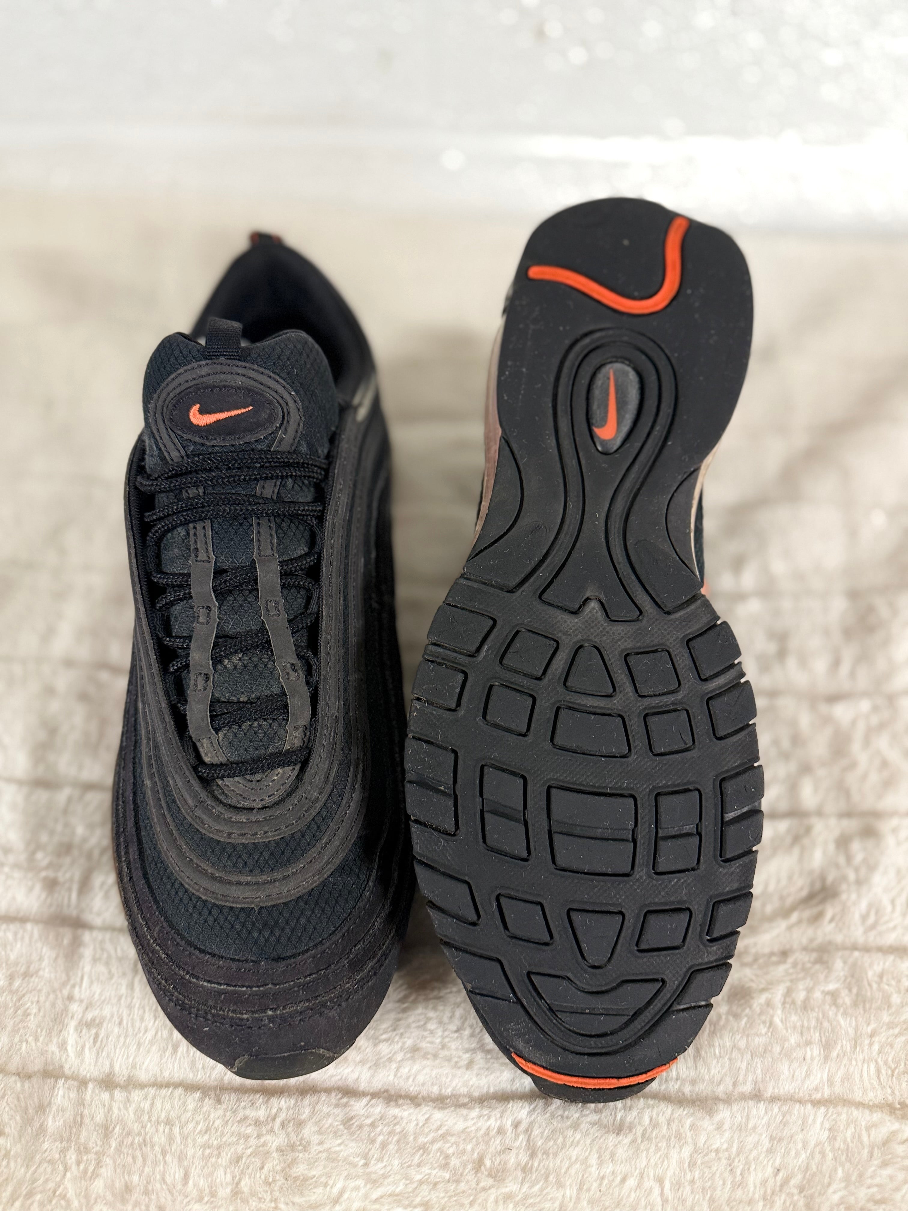 Nike AirMax 97 ‘Black Hyper Crimson’ UK 9.5 - RecycledStreetwear