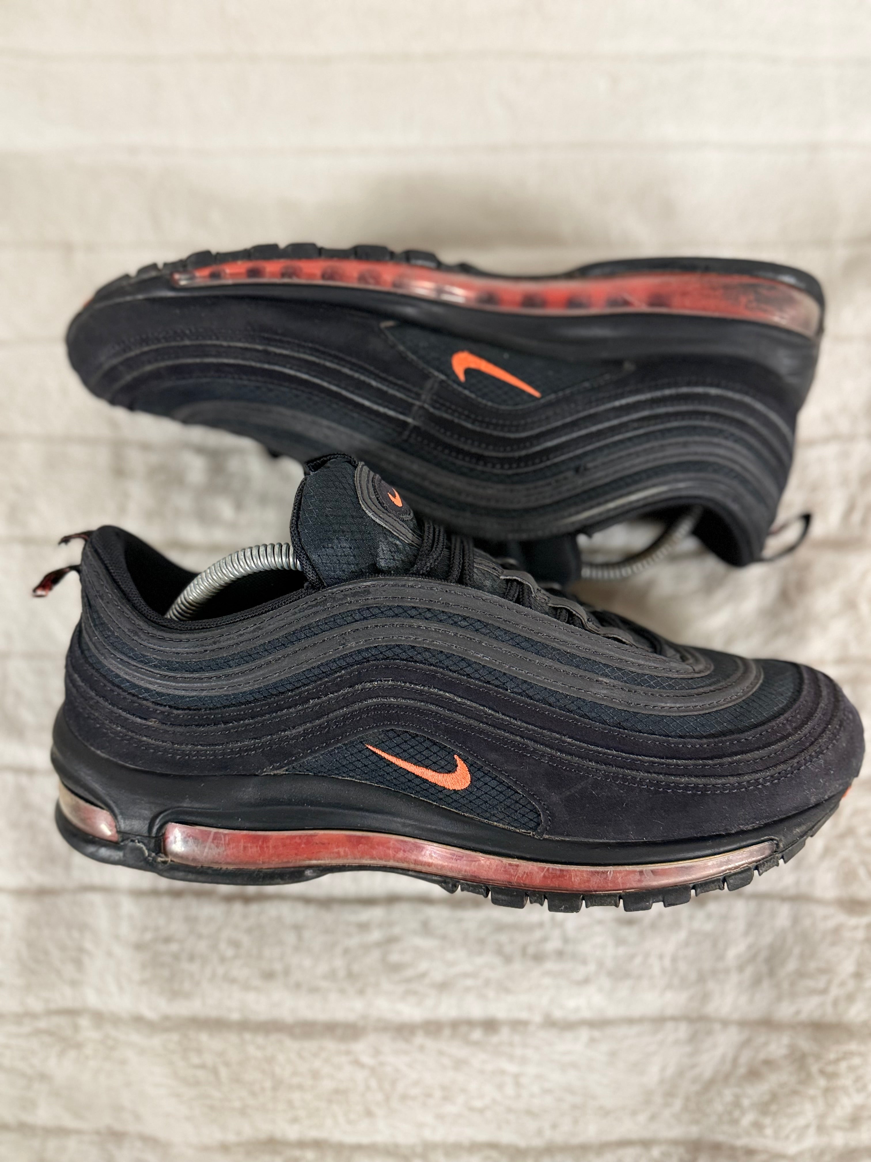 Nike AirMax 97 ‘Black Hyper Crimson’ UK 9.5 - RecycledStreetwear