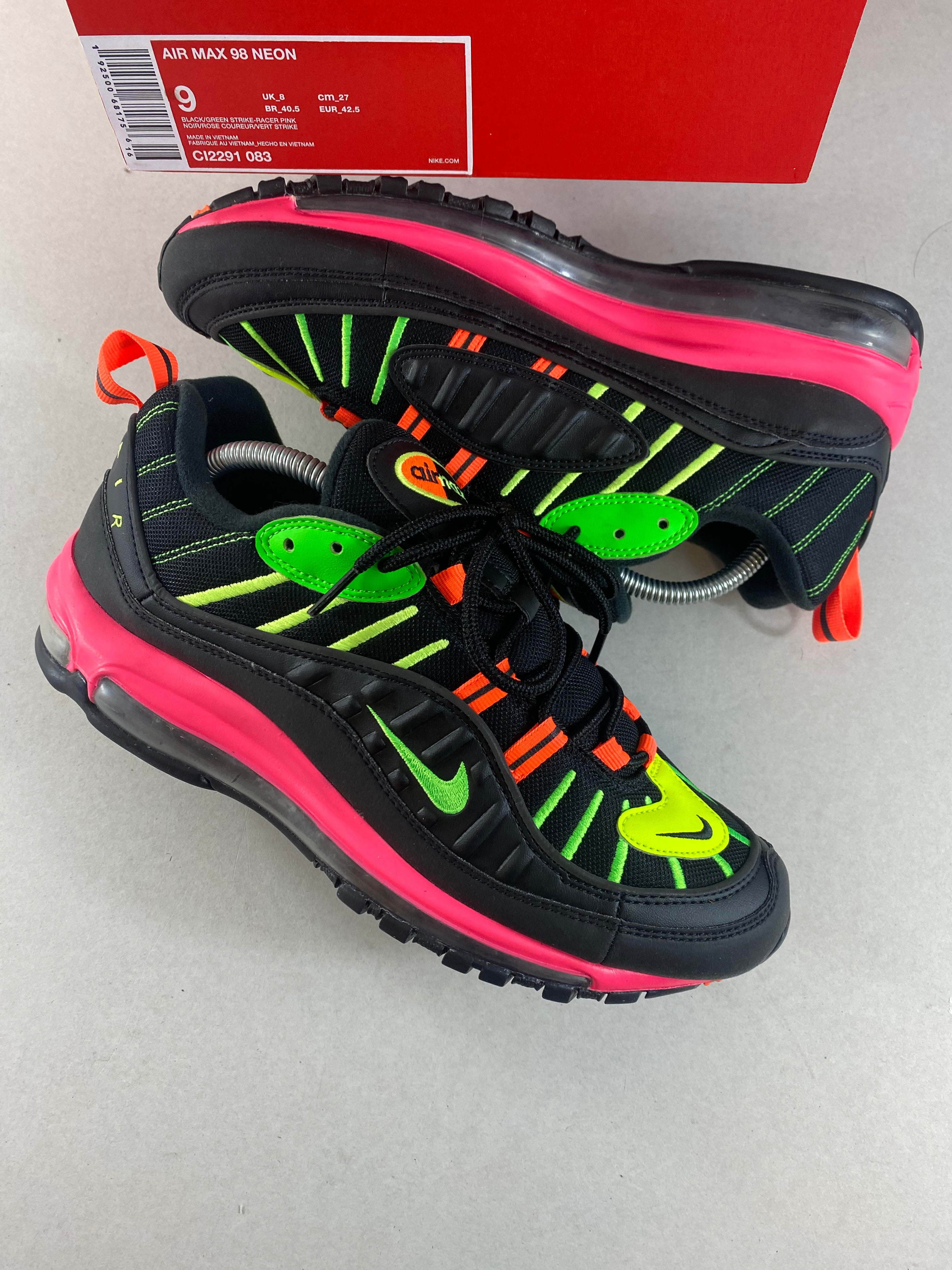 Nike Air Max 98 Tokyo Neon UK 8