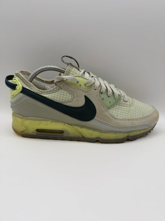 W1211 Nike Air Max 90 Terrascape Grey Haze Dark Teal Green Seafoam UK 7.5