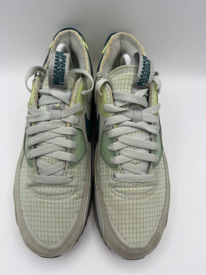 W1211 Nike Air Max 90 Terrascape Grey Haze Dark Teal Green Seafoam UK 7.5