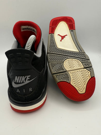 Jordan 4 Retro Bred (2019) (GS) UK 4 - RecycledStreetwear