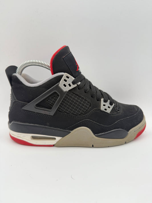 Jordan 4 Retro Bred (2019) (GS) UK 4 - RecycledStreetwear