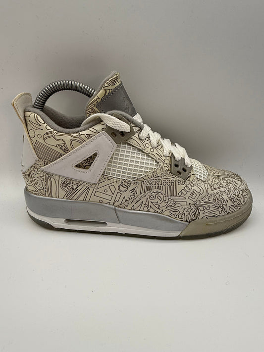 Jordan 4 Retro Laser (GS) UK 3 - RecycledStreetwear