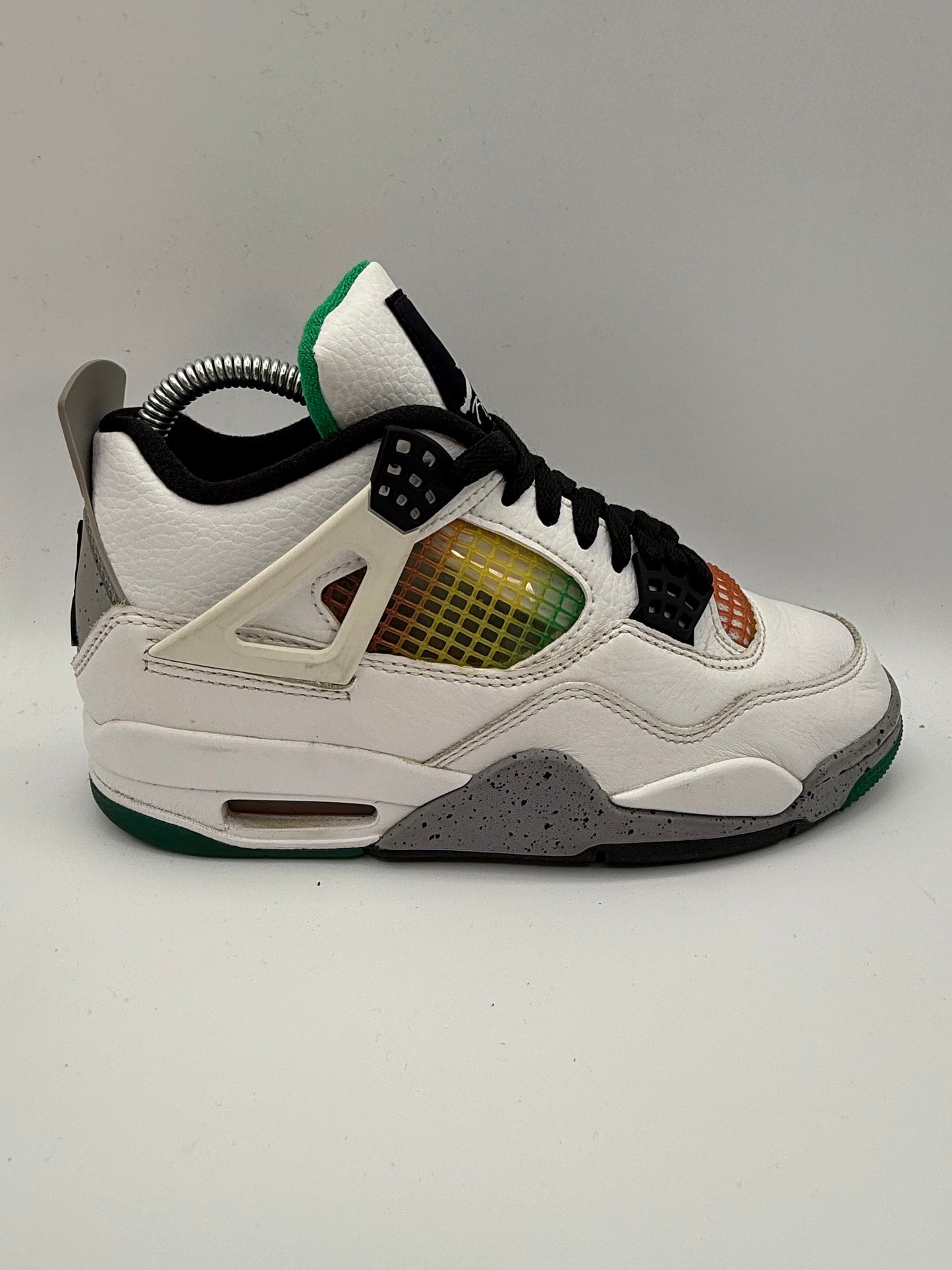 Jordan 4 Retro Lucid Green Rasta (Women's) UK 4 - RecycledStreetwear