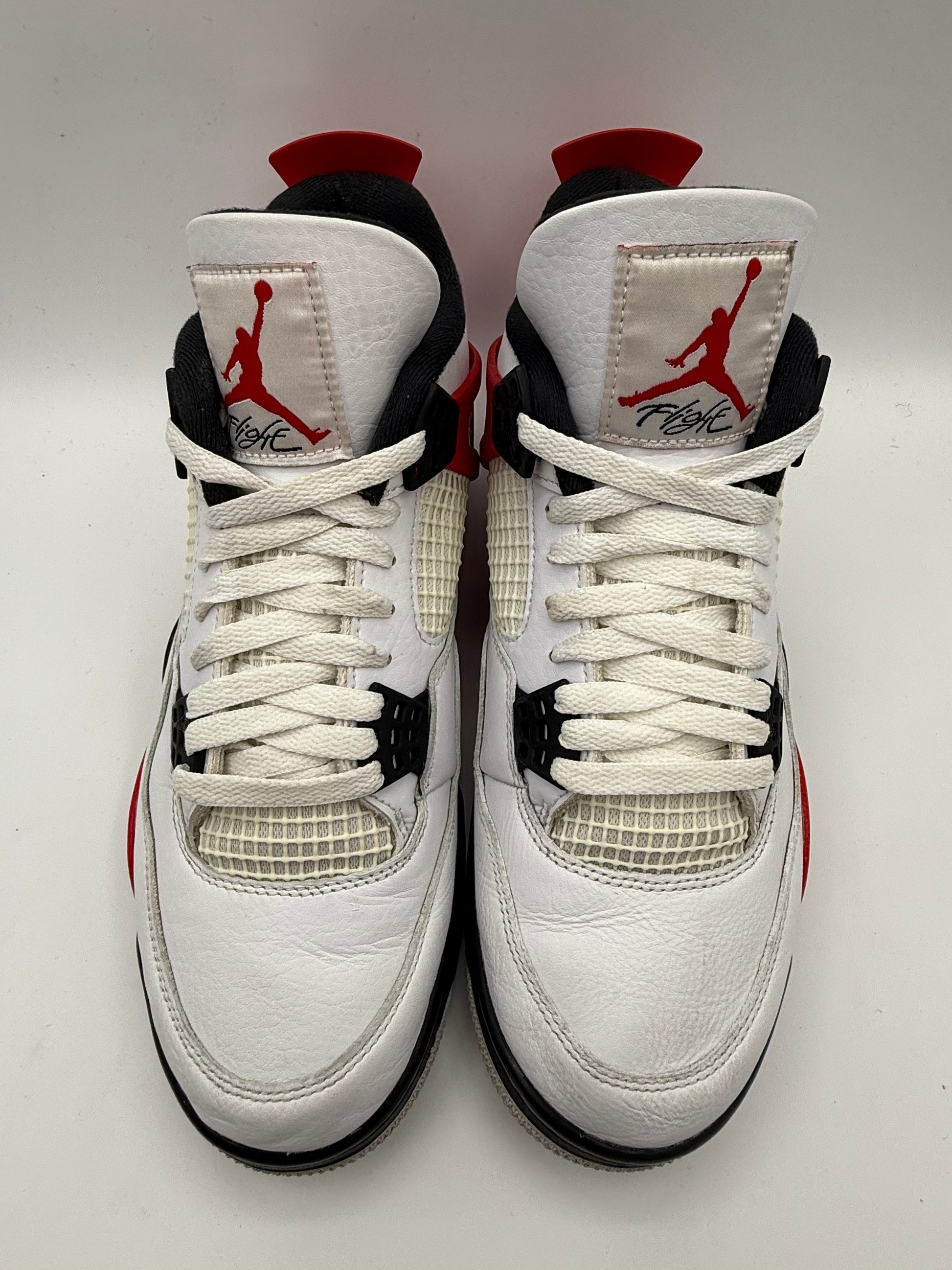 Jordan 4 Retro Red Cement UK 9 - RecycledStreetwear