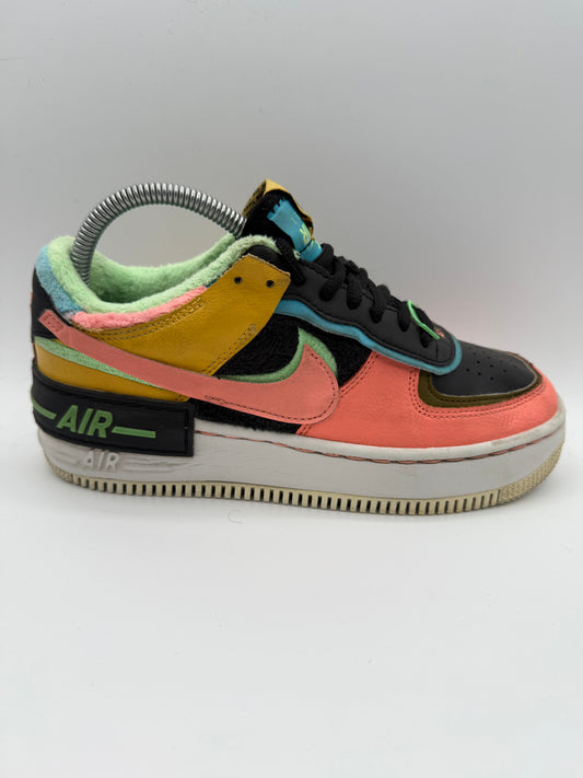 L1234 Nike Air Force 1 Low Shadow Solar Flare Atomic Pink (Women's) UK 4.5 - RecycledStreetwear