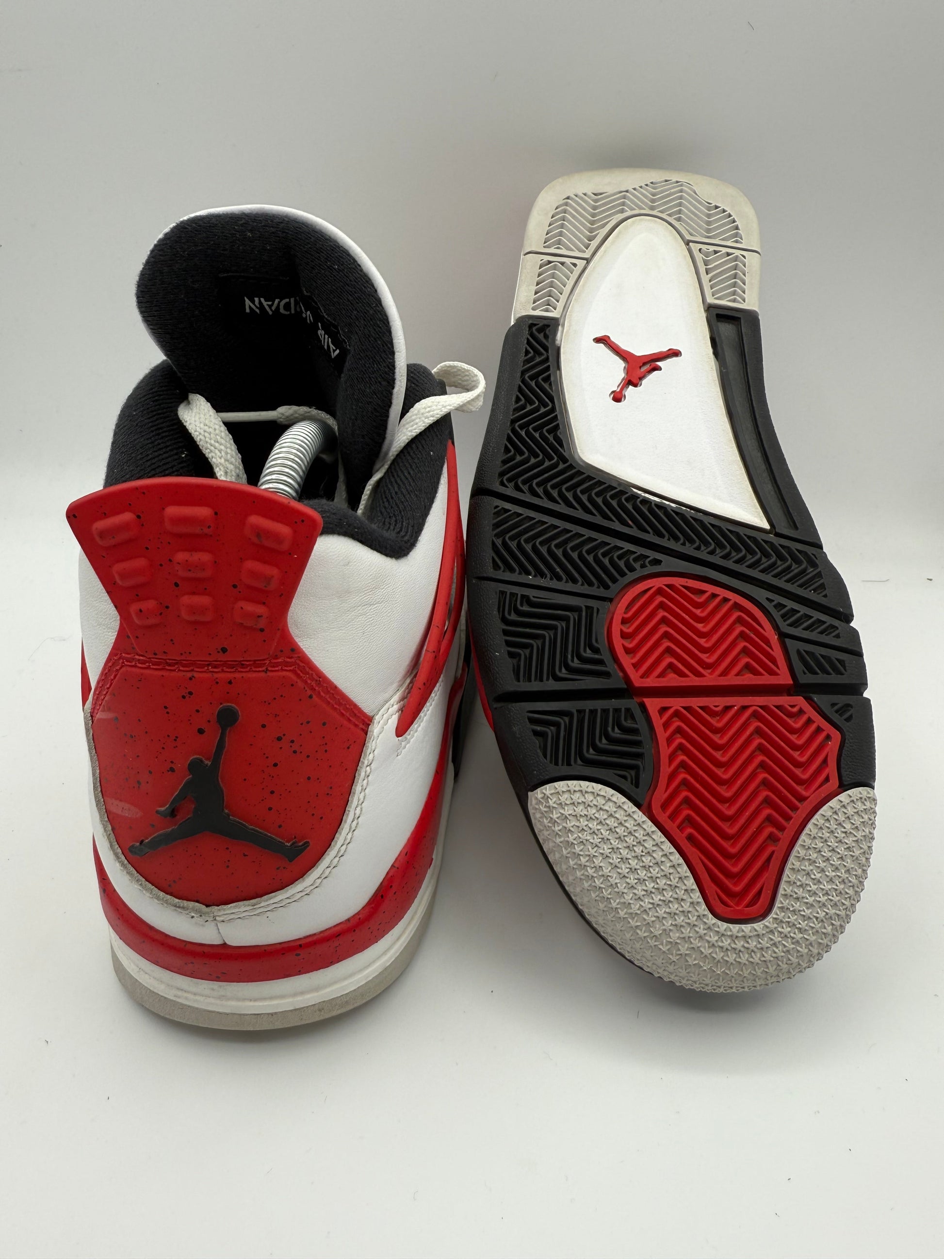 L1616 Jordan 4 Retro Red Cement UK 7.5 - RecycledStreetwear