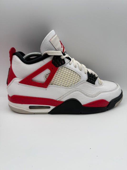 L1616 Jordan 4 Retro Red Cement UK 7.5 - RecycledStreetwear