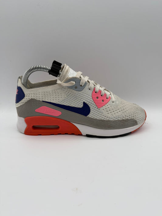 L1640 Nike Air Max 90 Ultra 2.0 Flyknit 'Laser Pink' UK 4 - RecycledStreetwear