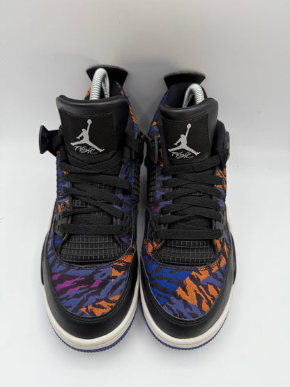 L1802 Jordan 4 Retro Black Rush Violet UK 5.5 - RecycledStreetwear