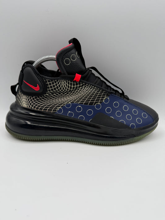 L1943 Nike Air Max 720 Waves Blue Void Black UK 7 - RecycledStreetwear