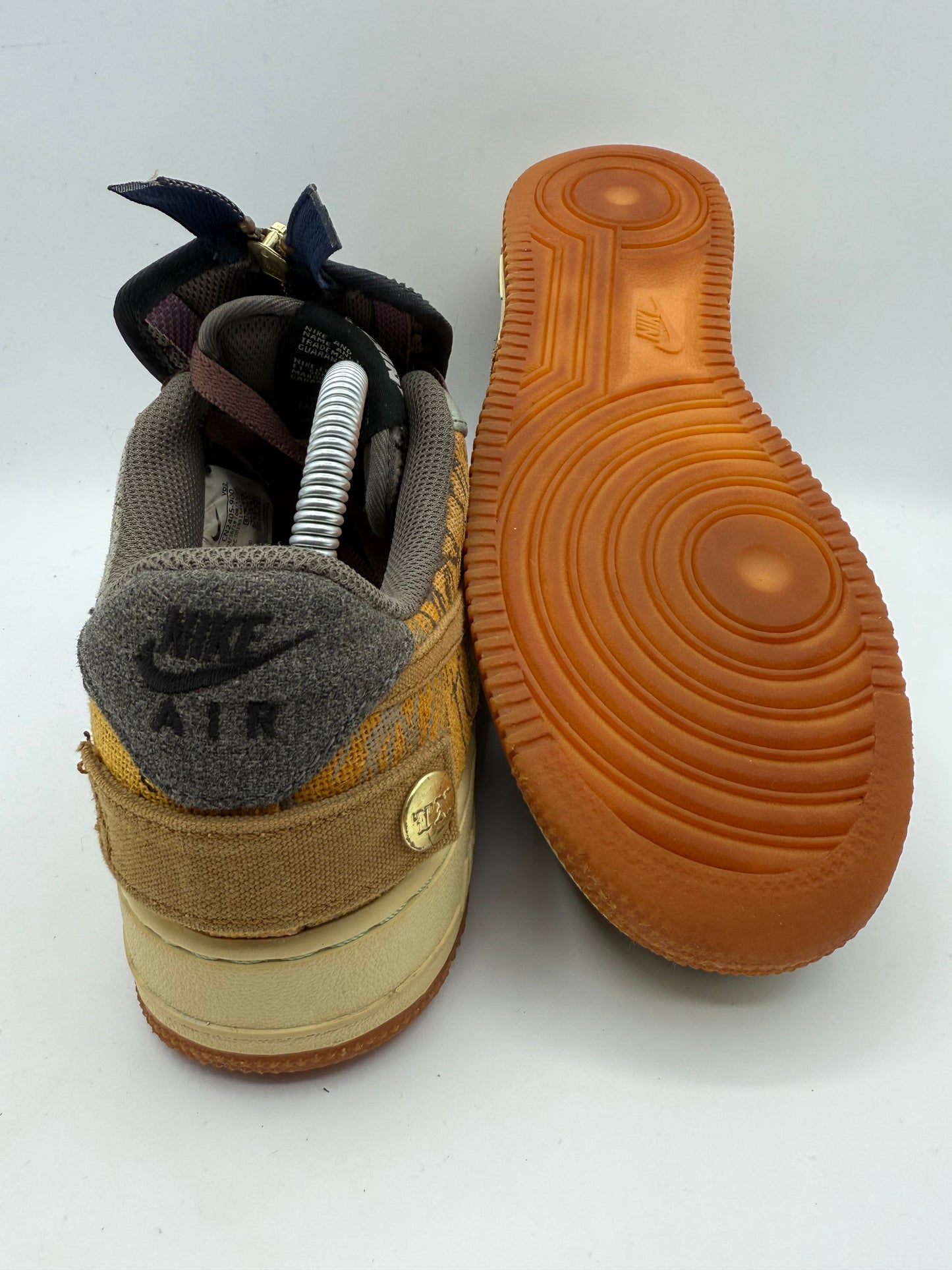 L1994 Nike Air Force 1 Low Travis Scott Cactus Jack UK 6 - RecycledStreetwear