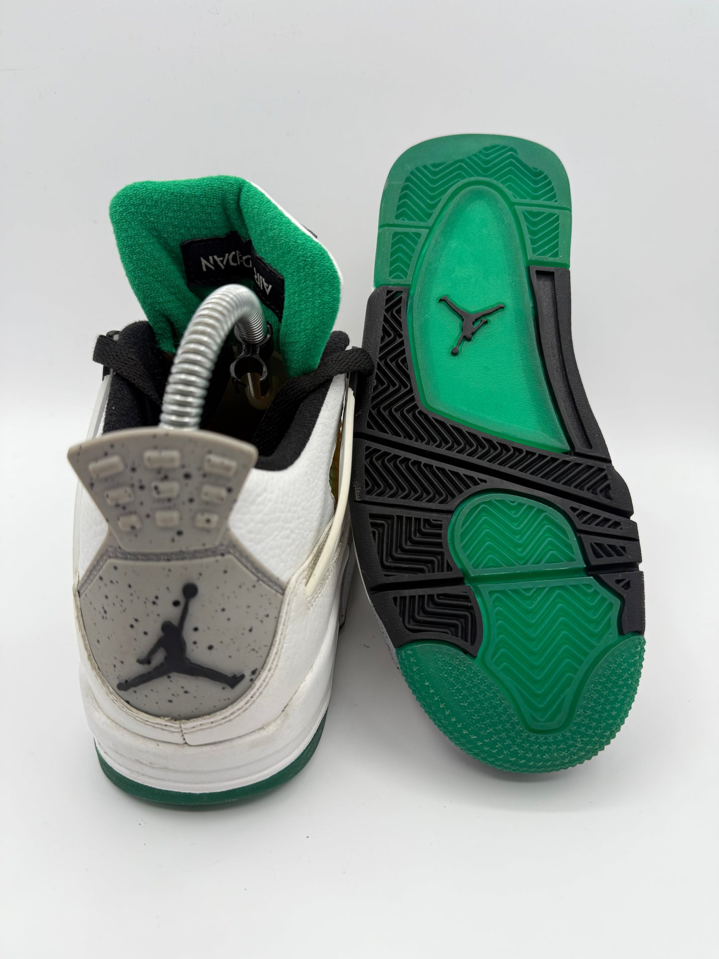 L2003 Jordan 4 Retro Lucid Green Rasta (Women's) UK 3.5 - RecycledStreetwear