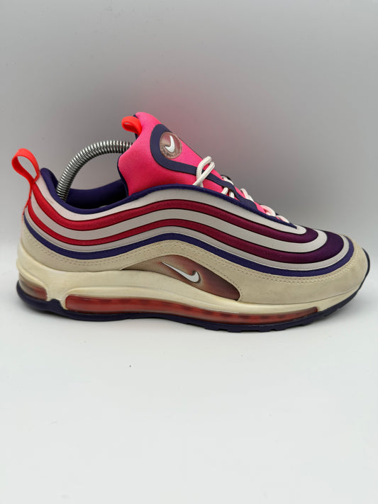 L2015 Nike Air Max 97 Ultra Infrared Purple UK 8 - RecycledStreetwear