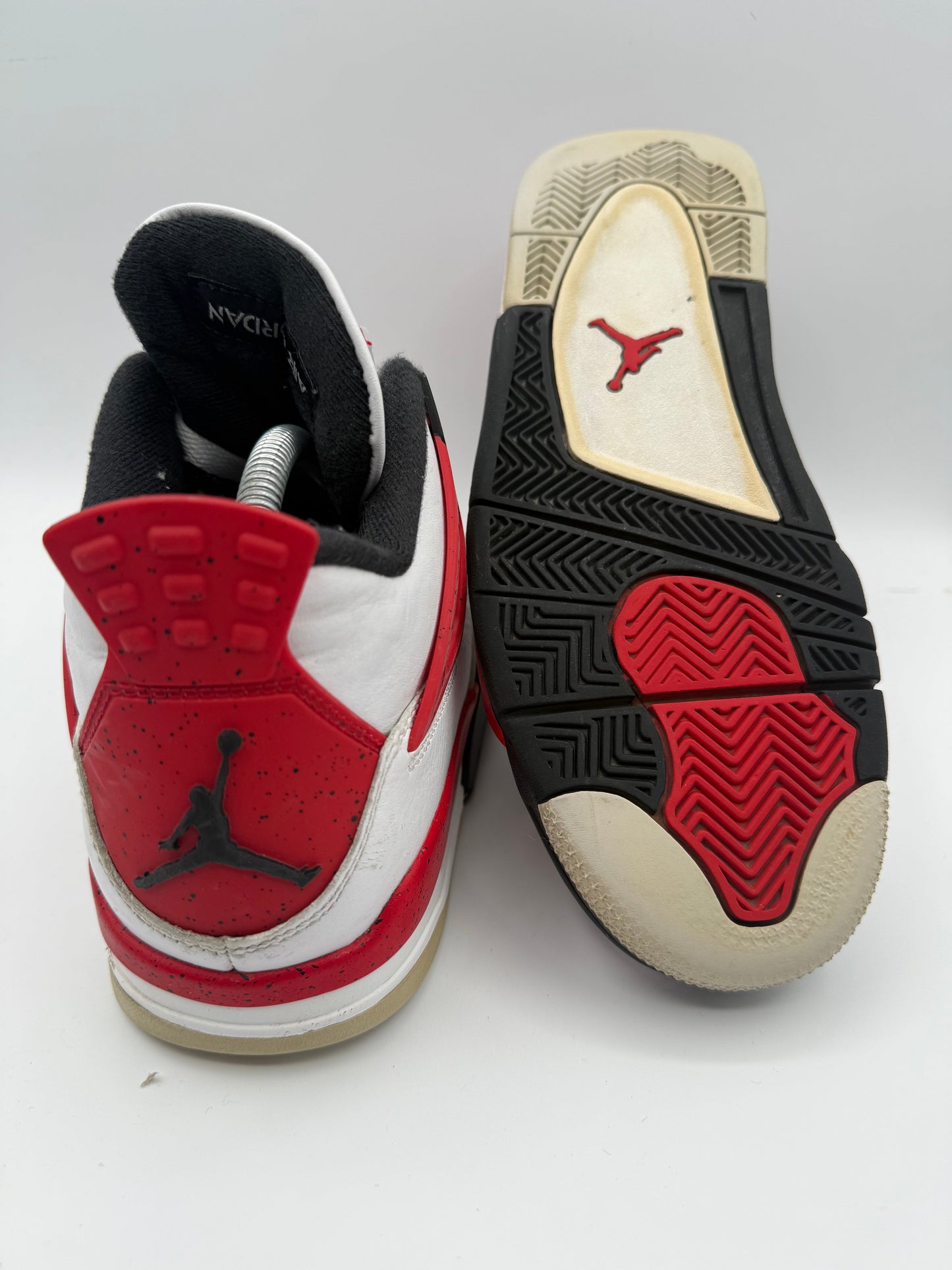 L2035 Jordan 4 Retro Red Cement UK 7 - RecycledStreetwear
